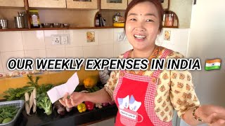 Our weekly expenses in India | Korean in India