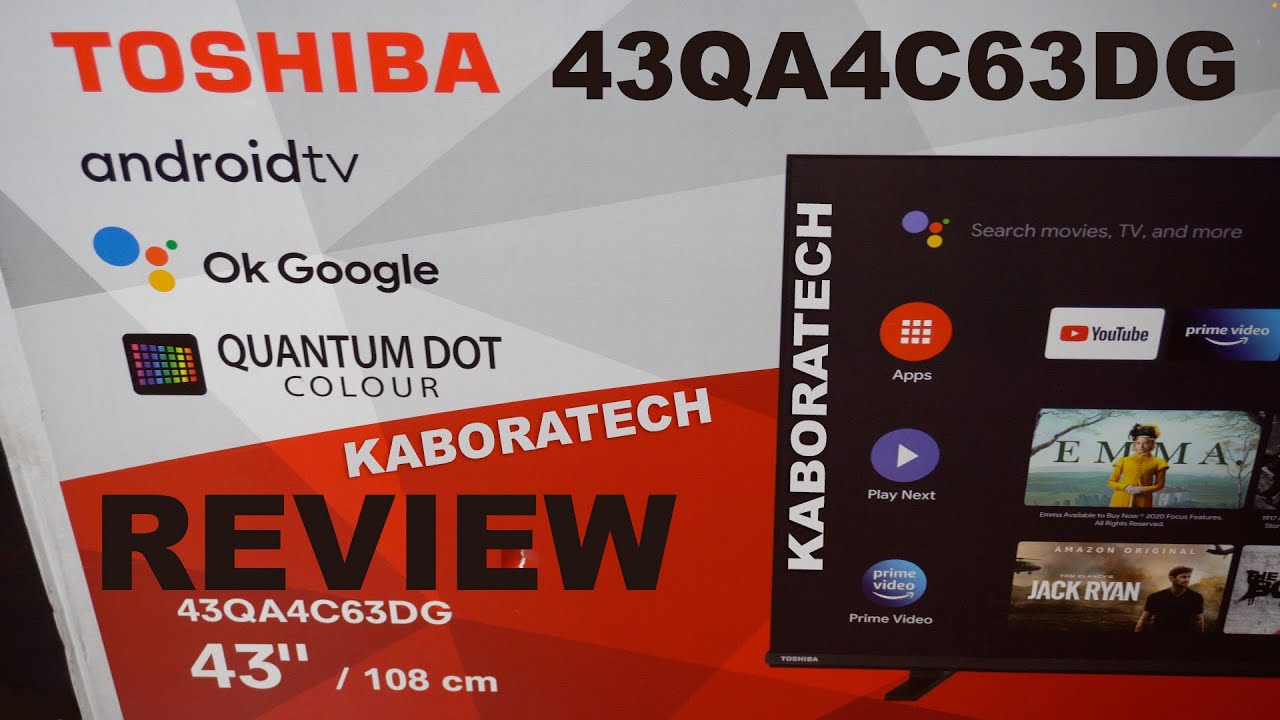 Toshiba TV YouTube TV QLED UHD ANDROID - 43 43QA4C63DG