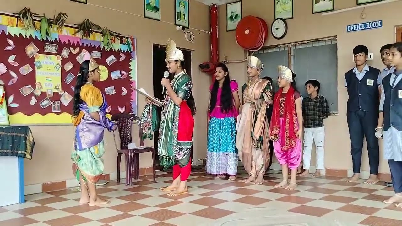 Morning Assembly activity by GVS kids 