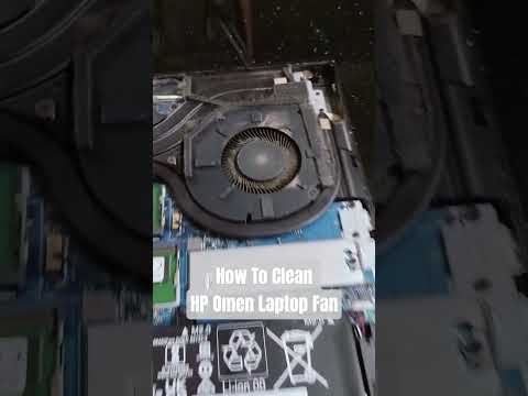 How to clean HP Omen Laptop Fan p1 #laptop #laptoprepair #computer #fan #cleaning #computerwala