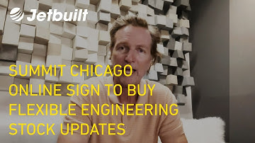 Jetbuilt Update - Chicago Summit, Online Sign-to-Buy, Flexible Scrub and more