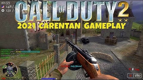 Call of Duty 2 2021 Multiplayer Gameplay - Carentan