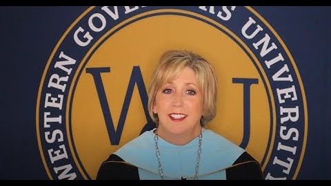 WGU Fall 2020 Virtual Commencement - Conferral of Master