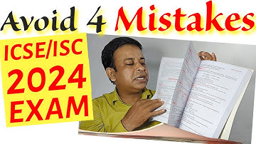 ICSE/ISC 2024 Board Exams | Avoid these 4 Mistakes for ICSE /ISC 2024 Board Exam@TuitionICSEOnline​