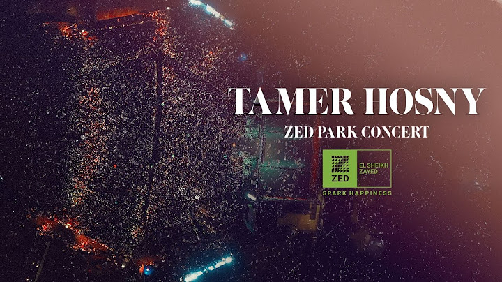ميدلي من اغاني تامر حسني  من حفل Zed Park / Medely from Tamer Hosny songs