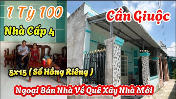 ✅✅ Nhà Cấp 4 Tại Cần Giuộc - Ngoại Bán Về Với Con Gái