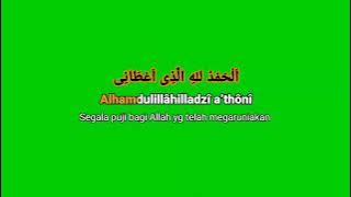 greenscreen mentahan lirik sholawat adnani viral tiktok