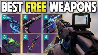 Get These Now The Top 5 Best Free To Play Weapons In Edge Of Fate Destiny 2
