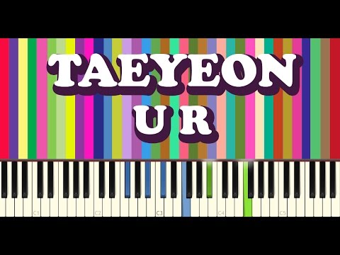 태연(taeyeon)---ur-piano-cover