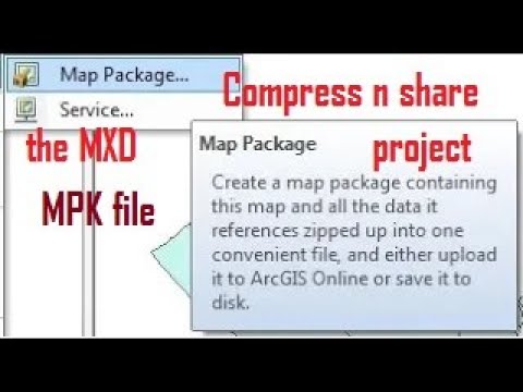 How to create a MPK file? Compress n share ur MXD project.