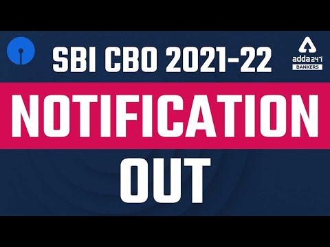 SBI CBO Notification 2021-22 Out | SBI Recruitment | Full Detailed Information