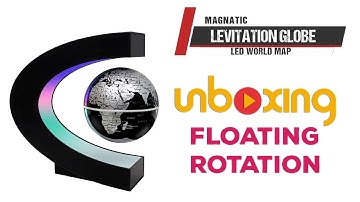 RGB LED With Magnetically Levitating World Globe Inside It