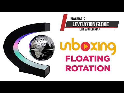RGB LED With Magnetically Levitating World Globe Inside It