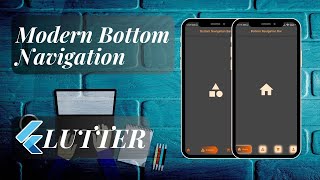 Modern Bottom Navigation Bar Flutter Tutorial | Package Of The Week.