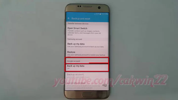 Samsung Galaxy S7 Edge : How to Enable or Disable Automatic Restore (Android Marshmallow)