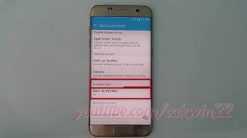 Samsung Galaxy S7 Edge : How to Enable or Disable Automatic Restore (Android Marshmallow)