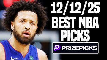 NBA PRIZEPICKS TODAY | 6 BEST PROP PICKS | FRIDAY | 12/12/2025 | BEST PROPS | NBA BETTING |