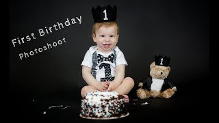 Adorable FIRST BIRTHDAY PHOTOSHOOT with a CAKE SMASH screenshot 2