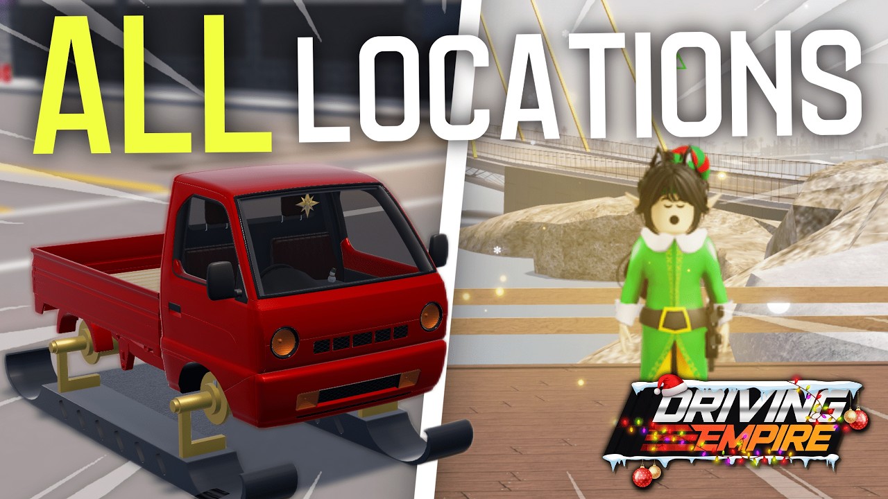 *EVERY* ELF LOCATION in Driving Empire!! - YouTube