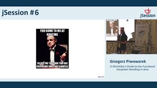 jSession#6 - Grzegorz Piwowarek - A Hitchhiker's Guide to the Functional Exception Handling in Java
