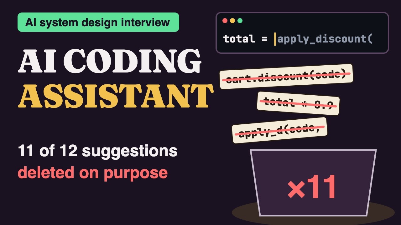 Design an AI Coding Assistant for Your AI System Design Interview thumbnail