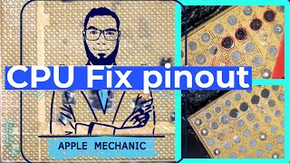 #APPLE_MECHANIC #16 | CPU A12 fixing _DATA RECOVERY pinouts _ شرح كيفيه تعويض النقاط