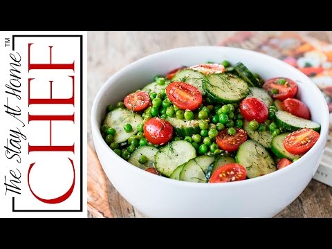 Video: Green Pea Salad With Cucumbers