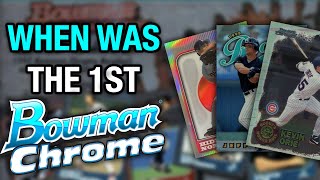 The 1st Bowman Chrome - YouTube