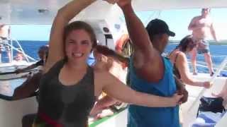 Danza Kuduro on Freestyle Catamaran in Dominican Republic