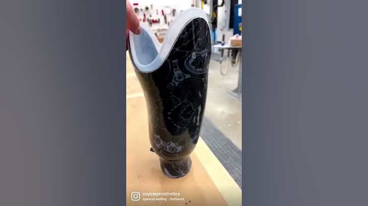 Prosthetic leg start to finish 🦿