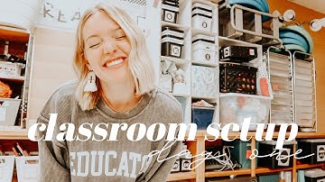 CLASSROOM SETUP DAY ONE | first grade classroom 2022-2023