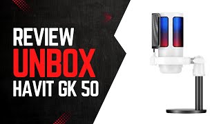 Review E Unboxing Do Microfone Havit Gk50 Vale A Pena?
