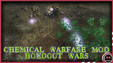 Chemical Warfare Mod C&C 3: Kanes Wrath  Nod,GDI vs Scrin 2vs4 Holdout Wars 4k