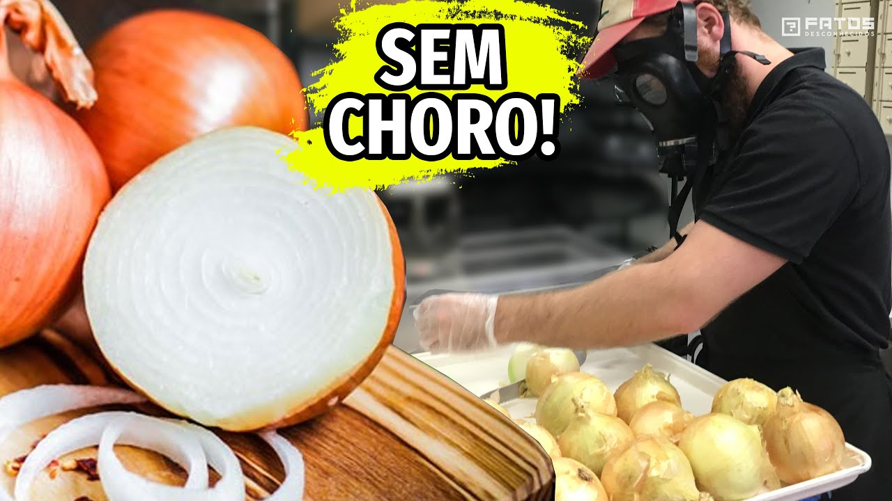 Não chore mais ao cortar cebolas!