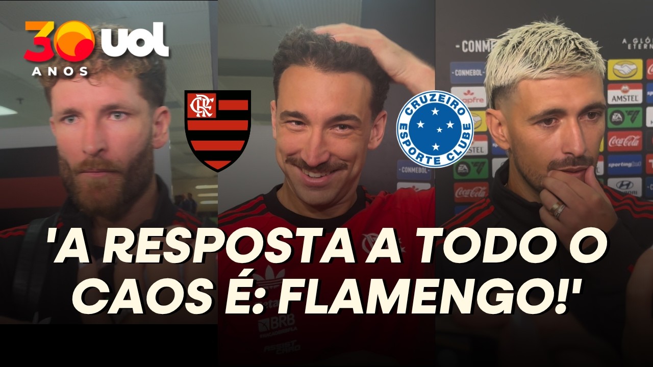 JOGADORES DO FLAMENGO EXALTAM PEDRO E FORÇA MENTAL DO TIME CONTRA O CRUZEIRO; LEO ORTIZ, ARRASCA E +