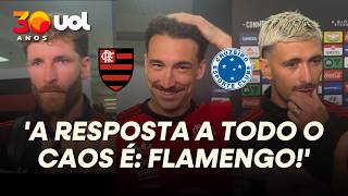 JOGADORES DO FLAMENGO EXALTAM PEDRO E FORÇA MENTAL DO TIME CONTRA O CRUZEIRO; LEO ORTIZ, ARRASCA E +