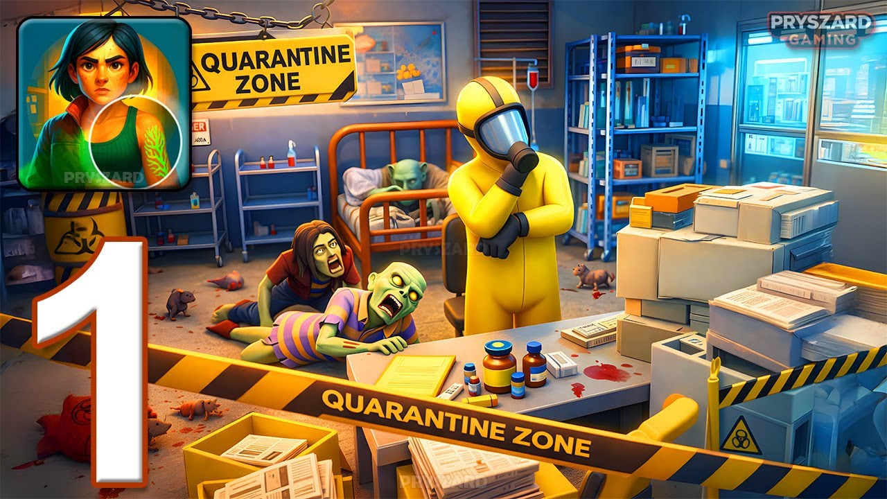 Quarantine Zone: Idle Survival - Gameplay Walkthrough Part 1 - Save Humans Save Hope (iOS, Android)