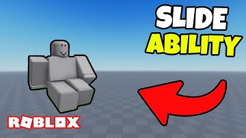 How to make a SLIDE ABILITY in ROBLOX STUDIO!