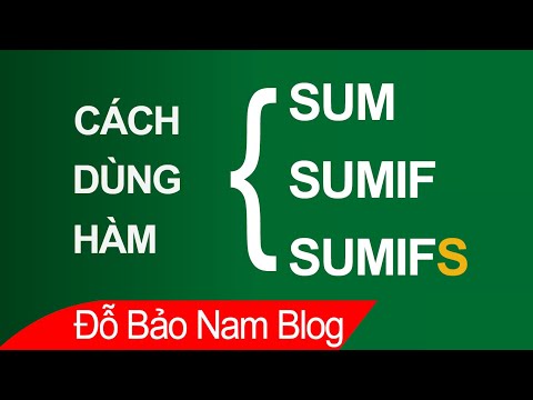 Video: Làm cách nào để thực hiện một Sumif với nhiều tiêu chí trong Excel?