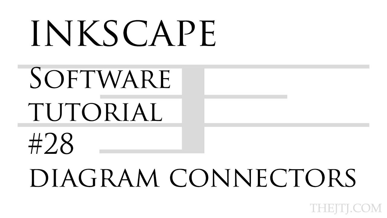 Inkscape Software Tutorial 28 Diagram Connector YouTube