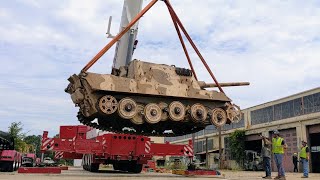 Jagdtiger "331" Hauled Across Ft. Benning to New NACC Tank Facility