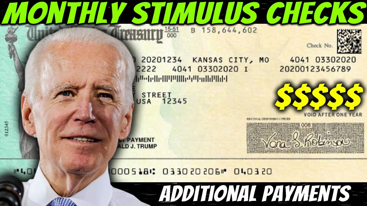 MONTHLY STIMULUS CHECKS! 4th Stimulus Check Update Child Tax Credit