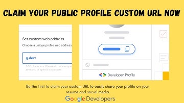 Personalize Your Developer Profile URL 🌐 | New Feature of Google Developer Profile 😌 | G.DEV