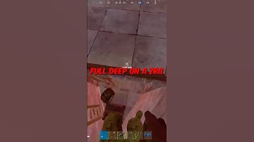 going FULL DEEP on a ZERG! #rust #shorts #gaming