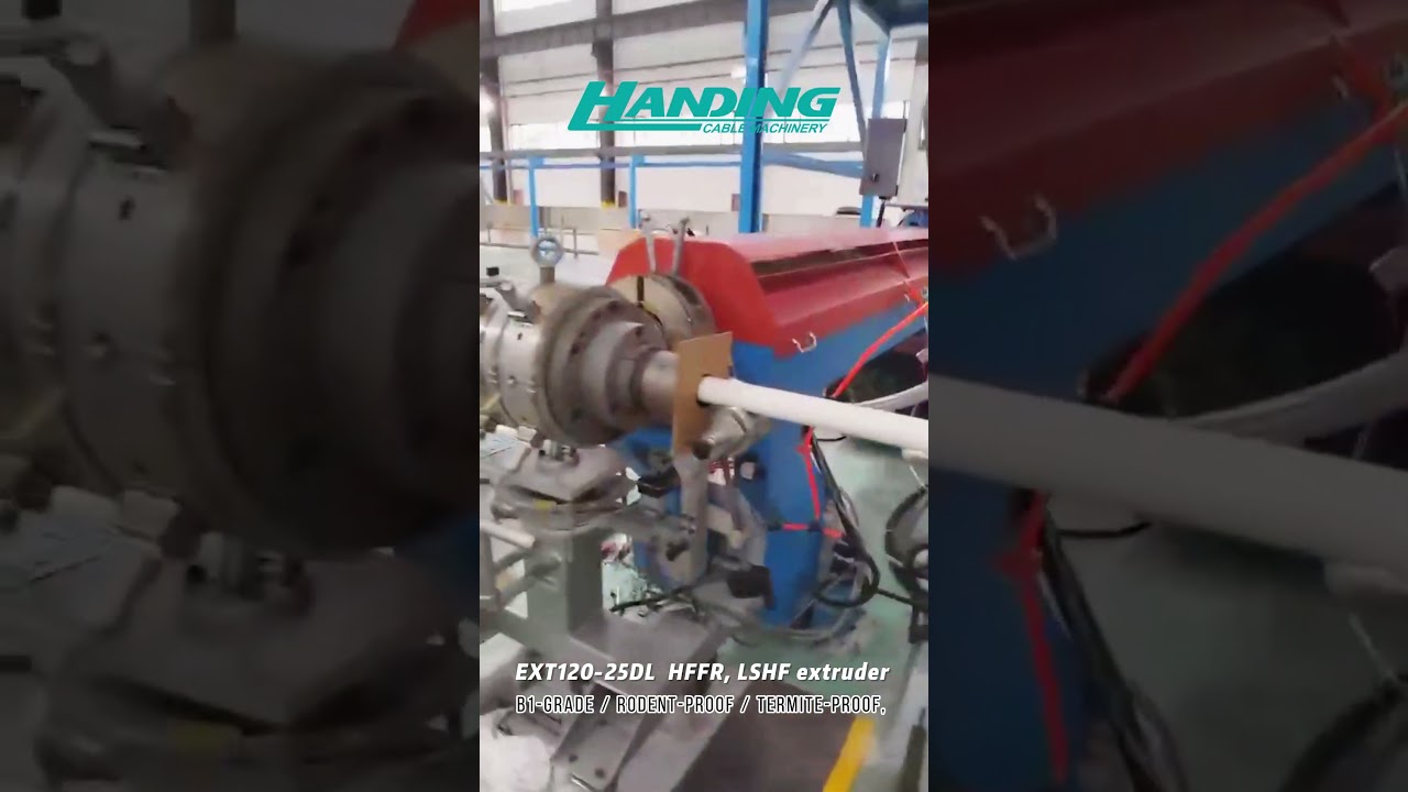 HANDING EXT120-25DL B1-Grade, Rodent-Proof, Termite-Proof HFFR, LSHF cable extruder / extrusion line