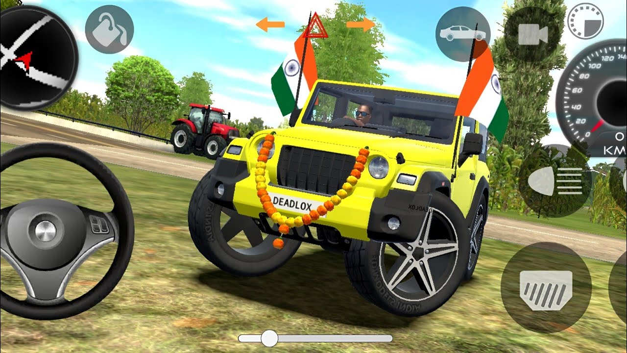 Modified Mahindra Thar 😈 Gameplay: Indian Yellow Thar (Gadi wala game) Android #2026 