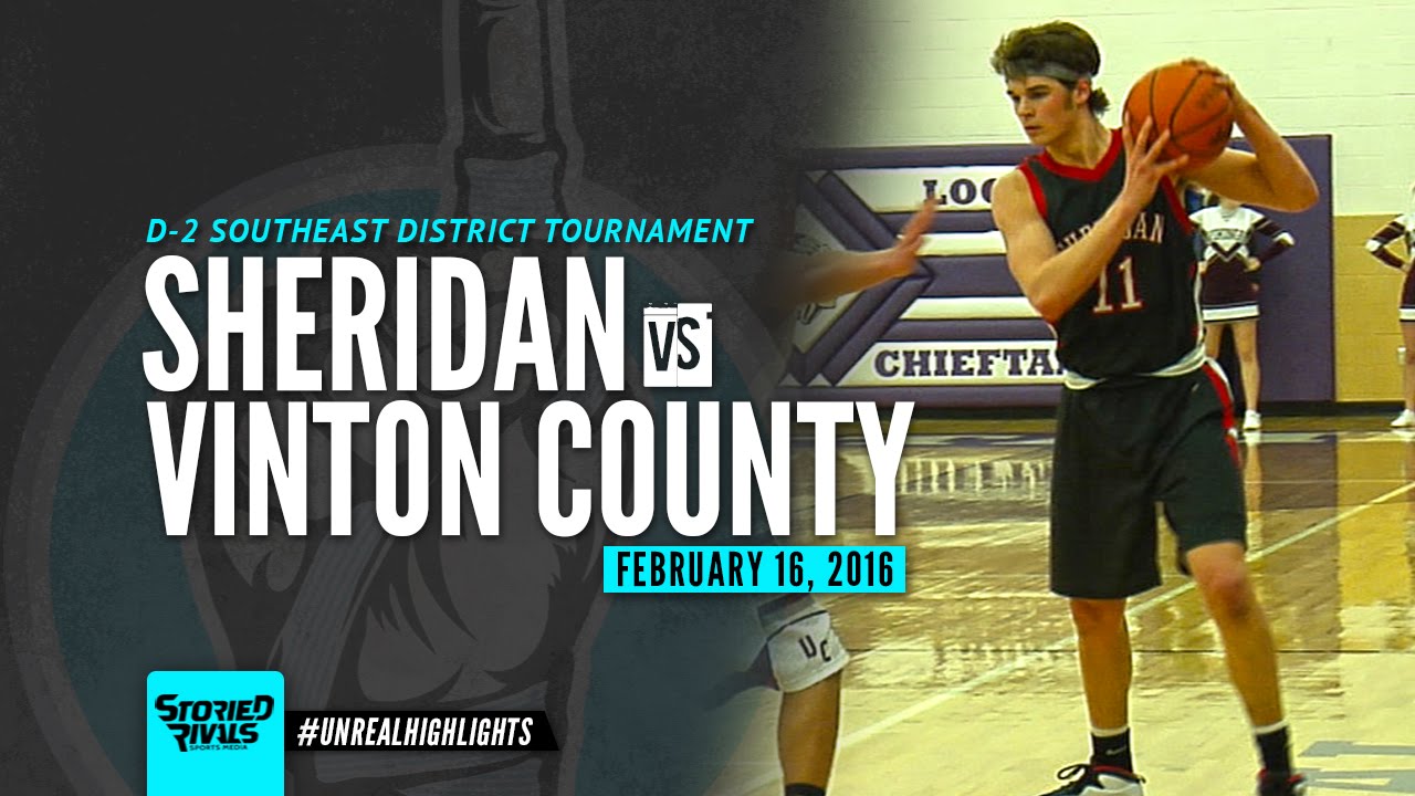 HS Basketball Sheridan vs Vinton County [TOURNAMENT] [2/16/16] YouTube