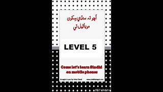 Mobile App Learn Sindhi Level 5  موبائيل تي سنڌي screenshot 3