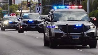 3 Nevada State Police Units Responding Code 3 Urgently
