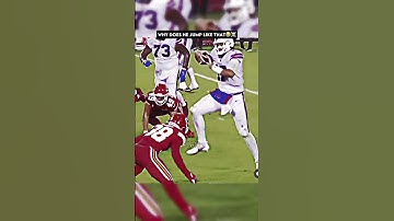 Why does Josh Allen ALWAYS Have to JUMP☠️😭 #nfl #shorts